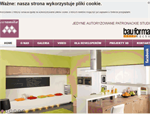 Tablet Screenshot of kuchnie-ceramika.pl